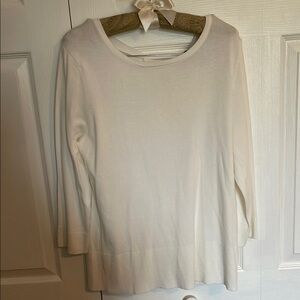 Classic White Long Sleeve Top